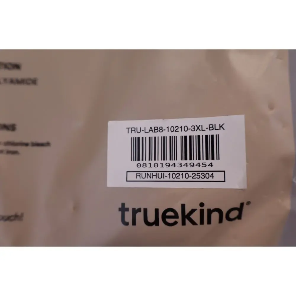 NEW Truekind Supportive Comfort Wireless Shaping Bra Black Padded Size 3XL